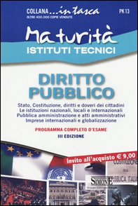 Maturità istituti tecnici. Diritto pubblico - Librerie.coop