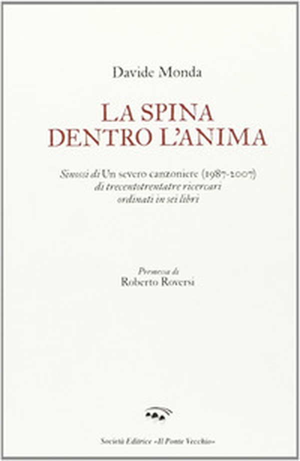 La spina dentro l'anima - Librerie.coop La spina dentro l'anima - Librerie.coop