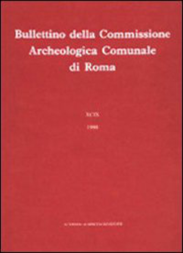 Bullettino della Commissione archeologica comunale di Roma - Vol. 91\1 - Librerie.coop