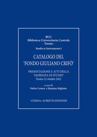 Catalogo del 'Fondo Giuliano Crifò' - Librerie.coop