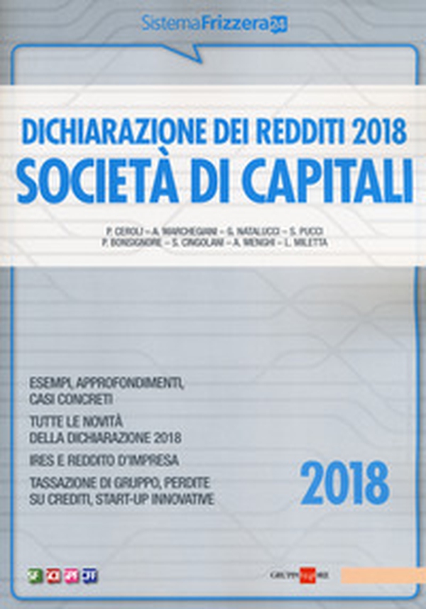 Dichiarazione dei redditi 2018. Società di capitali - Librerie.coop Dichiarazione dei redditi 2018. Società di capitali - Librerie.coop