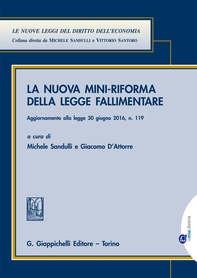 La nuova  mini-riforma della legge fallimentare - Librerie.coop