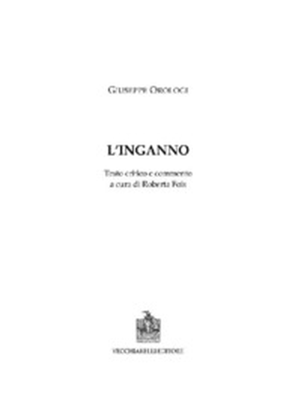 L'inganno - Librerie.coop L'inganno - Librerie.coop