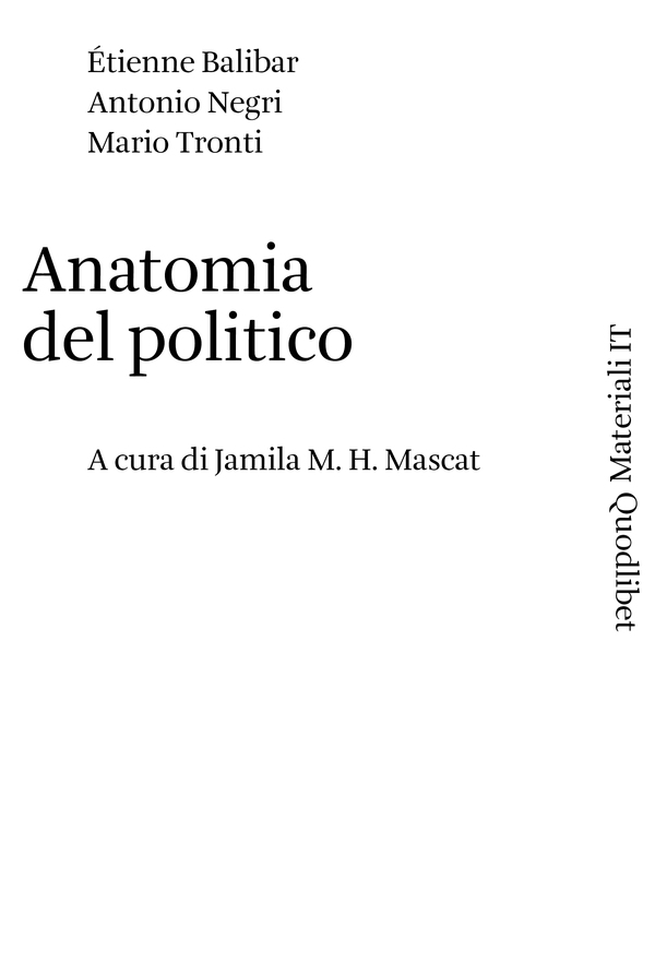 Anatomia del politico - Librerie.coop Anatomia del politico - Librerie.coop