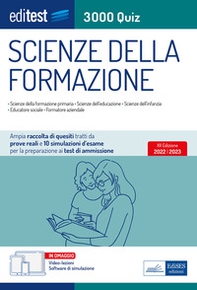 Test ammissione Scienze della formazione 2022: raccolta di 3.000 quiz - Librerie.coop