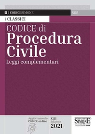 Codice di procedura civile. Leggi complementari - Librerie.coop