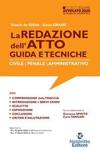 La redazione dell'atto. Guida e tecniche. Civile-Penale-Amministrativo - Librerie.coop La redazione dell'atto. Guida e tecniche. Civile-Penale-Amministrativo - Librerie.coop