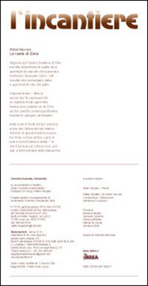 L'incantiere - Librerie.coop L'incantiere - Librerie.coop