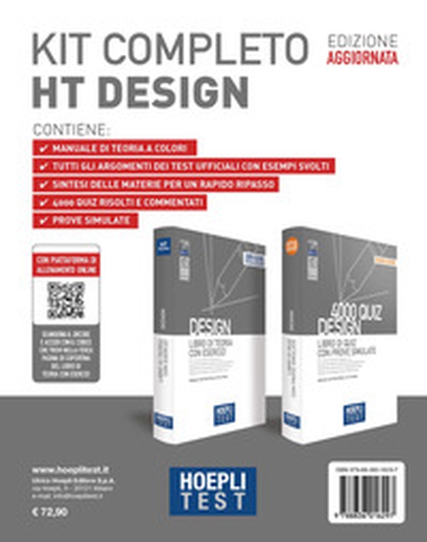 Hoepli test. Design. Kit completo: Libro di teoria con esercizi-4000 quiz con prove simulate - Librerie.coop Hoepli test. Design. Kit completo: Libro di teoria con esercizi-4000 quiz con prove simulate - Librerie.coop