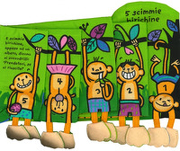 5 scimmie birichine. Imparare giocando - Librerie.coop 5 scimmie birichine. Imparare giocando - Librerie.coop