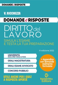 Domande e risposte. Diritto del lavoro. Simula l'esame e testa la tua preparazione - Librerie.coop