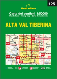 Alta Val Tiberina. Carta dei sentieri 1:50.000 - Librerie.coop