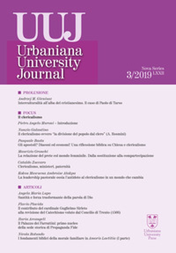 Urbaniana University Journal. Euntes Docete - Librerie.coop Urbaniana University Journal. Euntes Docete - Librerie.coop