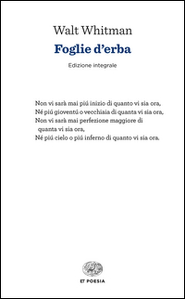 Foglie d'erba - Librerie.coop Foglie d'erba - Librerie.coop
