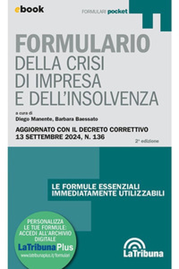 Formulario della crisi d'impresa e dell'insolvenza - Librerie.coop Formulario della crisi d'impresa e dell'insolvenza - Librerie.coop