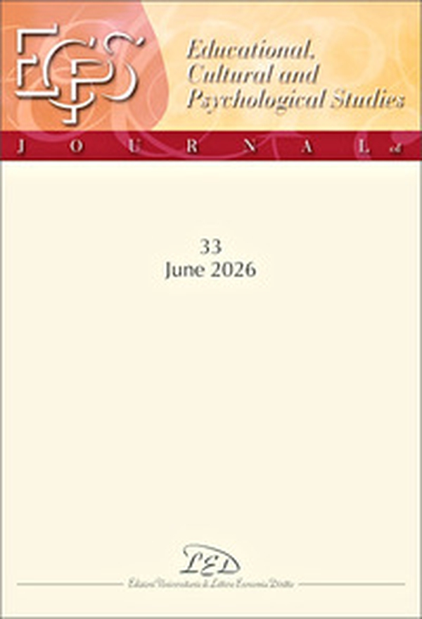 Journal of educational, cultural and psychological studies (ECPS journal) - Vol. 33 - Librerie.coop