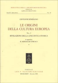 Le origini della cultura europea - Vol. 1 - Librerie.coop