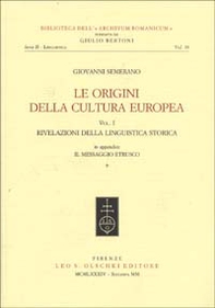 Le origini della cultura europea - Vol. 1 - Librerie.coop Le origini della cultura europea - Vol. 1 - Librerie.coop