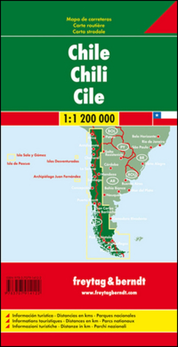 Cile 1:1.200.000 - Librerie.coop Cile 1:1.200.000 - Librerie.coop