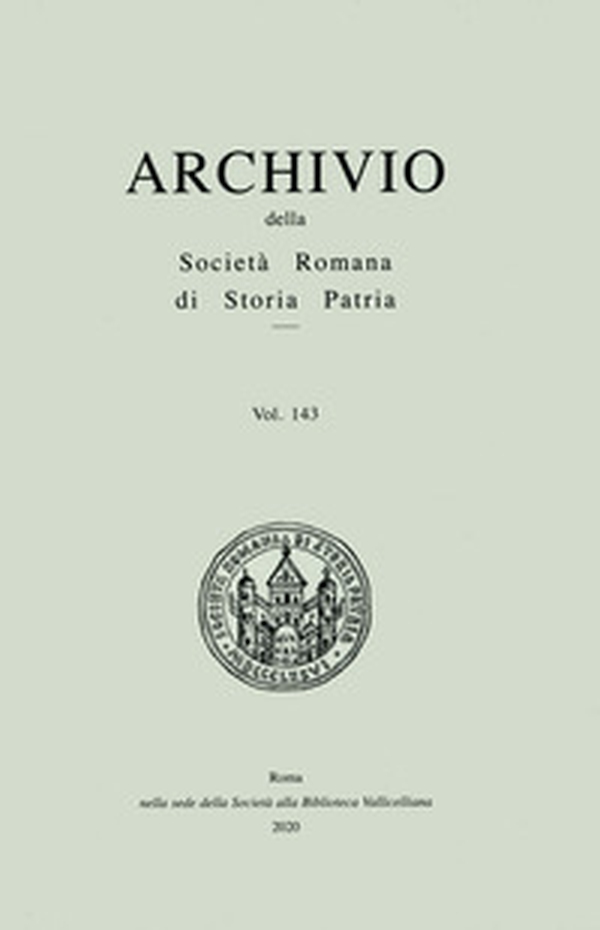 Archivio della Società romana di storia patria - Librerie.coop Archivio della Società romana di storia patria - Librerie.coop