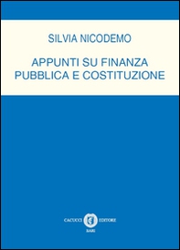 Appunti su finanza pubblica e costitizione - Librerie.coop Appunti su finanza pubblica e costitizione - Librerie.coop