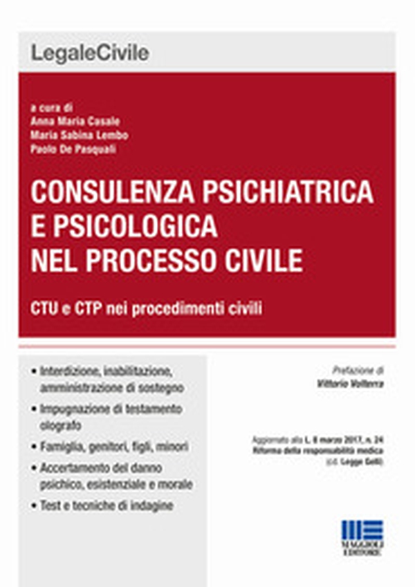 Consulenza psichiatrica e psicologica nel processo civile - Librerie.coop Consulenza psichiatrica e psicologica nel processo civile - Librerie.coop