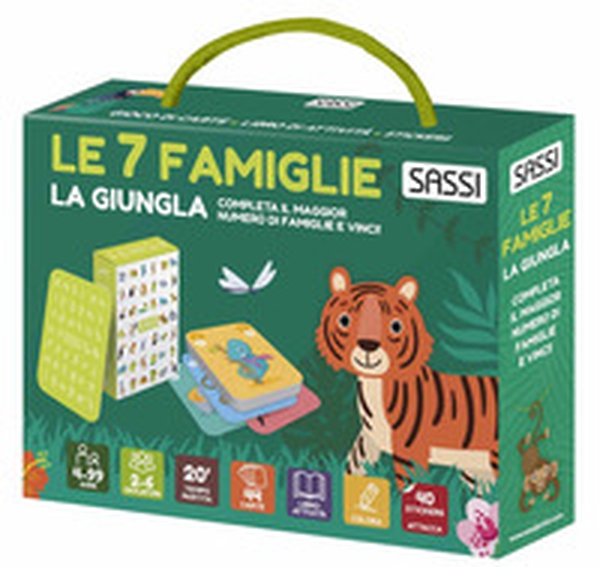 La giungla. Le 7 famiglie. Valigetta con carte e stickers - Librerie.coop La giungla. Le 7 famiglie. Valigetta con carte e stickers - Librerie.coop