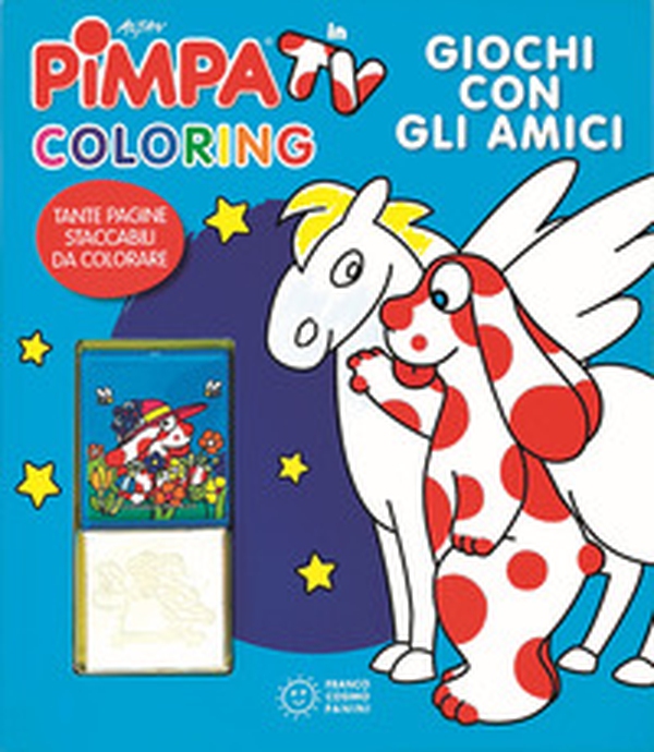 Giochi con gli amici. Pimpa in tv. Coloring - Librerie.coop Giochi con gli amici. Pimpa in tv. Coloring - Librerie.coop