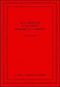 De la royauté et du droit de Romulus à Sabinus - Librerie.coop De la royauté et du droit de Romulus à Sabinus - Librerie.coop