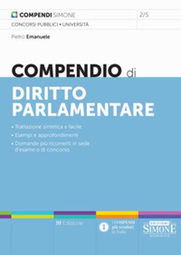 Compendio di diritto parlamentare - Librerie.coop Compendio di diritto parlamentare - Librerie.coop