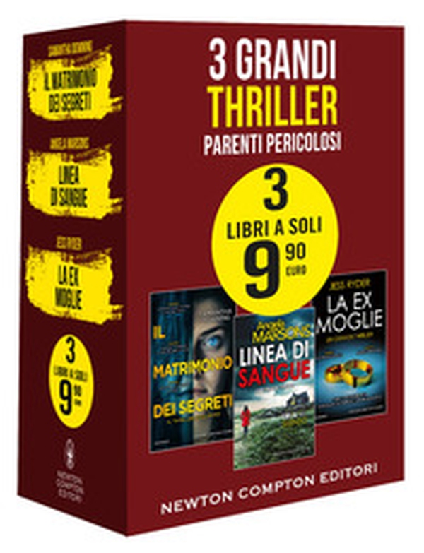 3 grandi thriller. Parenti pericolosi: Il matrimonio dei segreti-Linea di sangue-La ex moglie - Librerie.coop 3 grandi thriller. Parenti pericolosi: Il matrimonio dei segreti-Linea di sangue-La ex moglie - Librerie.coop