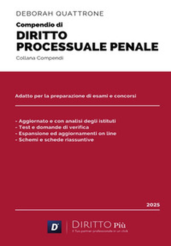 Compendio di diritto processuale penale - Librerie.coop Compendio di diritto processuale penale - Librerie.coop
