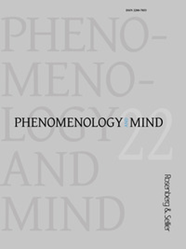 Phenomenology and mind - Vol. 22 - Librerie.coop Phenomenology and mind - Vol. 22 - Librerie.coop