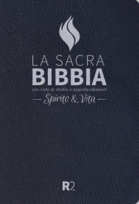 Bibbia R2. Spirito e vita. Ediz. pelle sintetica blu scuro, taglio argento - Librerie.coop Bibbia R2. Spirito e vita. Ediz. pelle sintetica blu scuro, taglio argento - Librerie.coop