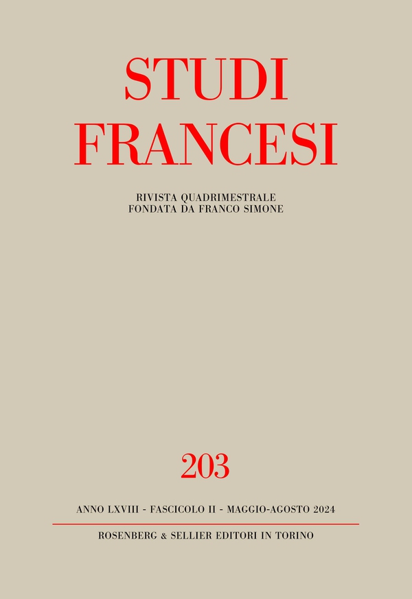 Studi Francesi 203 - Librerie.coop Studi Francesi 203 - Librerie.coop
