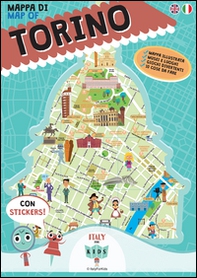 Mappa di Torino illustrata - Librerie.coop
