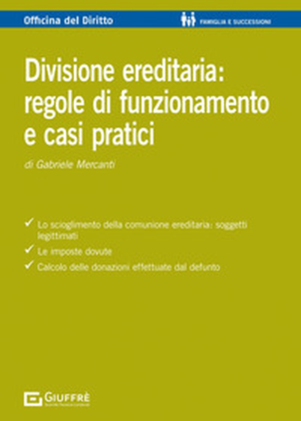 La divisione ereditaria - Librerie.coop La divisione ereditaria - Librerie.coop