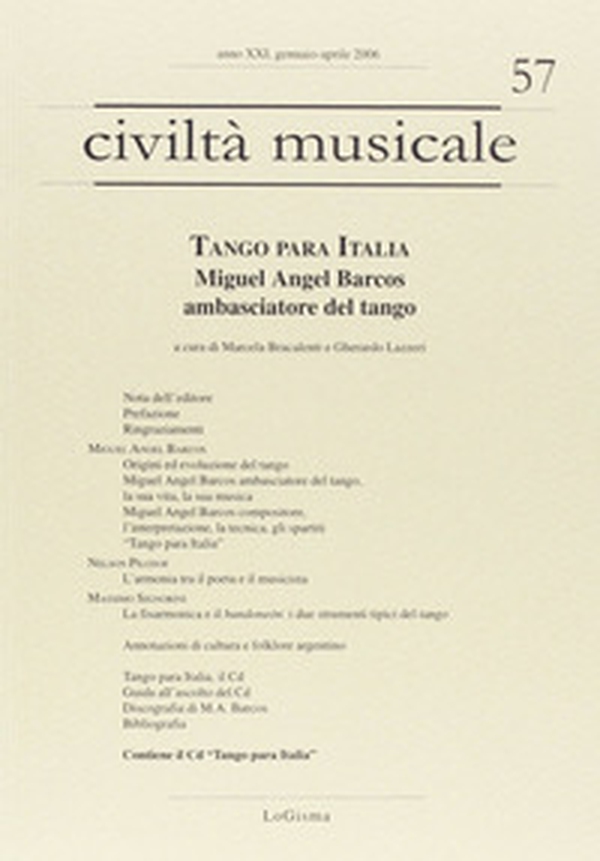 Tango para Italia. Miguel Angel Barcos ambasciatore del tango - Librerie.coop