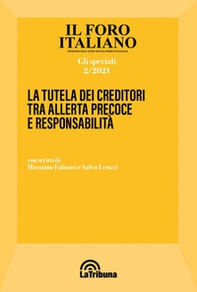 La tutela dei creditori tra allerta precoce e responsabilità - Librerie.coop