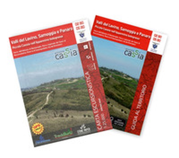 Valli del Lavino, Samoggia e Panaro. Carta dei sentieri 1:25000. Con guida al territorio - Librerie.coop