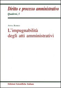 L'impugnabilità degli atti amministrativi - Librerie.coop