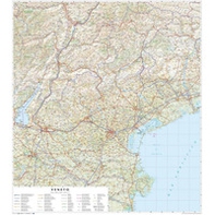 Veneto. Carta stradale della regione 1:250.000 (carta stesa plastificata cm 86x96) - Librerie.coop