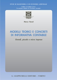Modelli teorici e concreti di informativa contabile - Librerie.coop Modelli teorici e concreti di informativa contabile - Librerie.coop