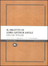Il delitto di lord Arthur Savile - Librerie.coop Il delitto di lord Arthur Savile - Librerie.coop