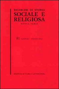 Ricerche di storia sociale e religiosa - Vol. 81 - Librerie.coop