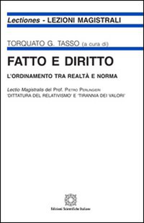 Fatto e diritto. L'ordinamento tra realtà e norma - Librerie.coop Fatto e diritto. L'ordinamento tra realtà e norma - Librerie.coop