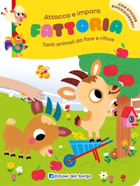 Fattoria. Tanti animali da fare e rifare. Con adesivi - Librerie.coop