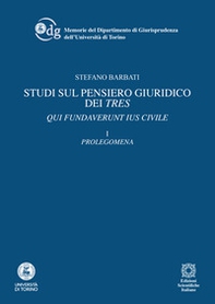 Studi sul pensiero giuridico dei Tres - Librerie.coop