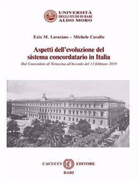 Aspetti dell'evoluzione del sistema concordatario in Italia. Dal Concordato di Terracina all'Accordo del 13 febbraio 2019 - Librerie.coop