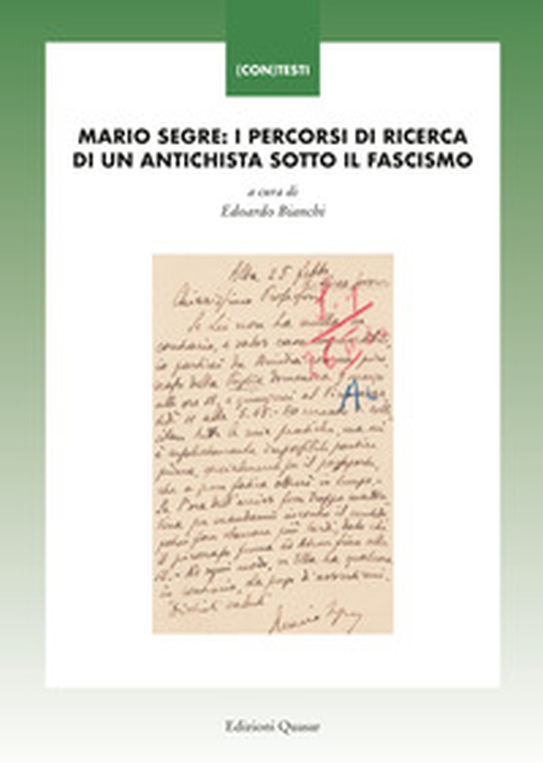Mario Segre: i percorsi di ricerca di un antichista sotto il fascismo - Librerie.coop Mario Segre: i percorsi di ricerca di un antichista sotto il fascismo - Librerie.coop